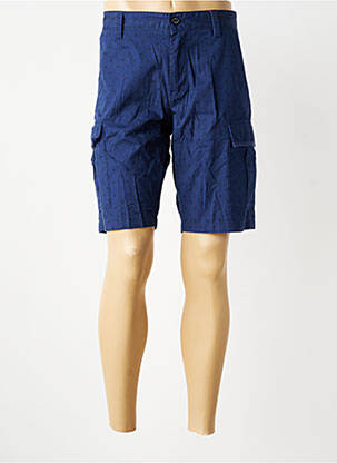 Bermuda tissage popeline taille normale bleu S.OLIVER homme