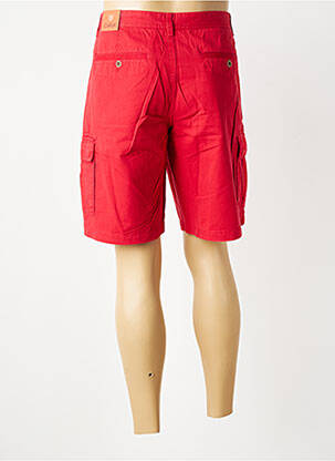 Bermuda multipoches taille normale rouge COFOX homme