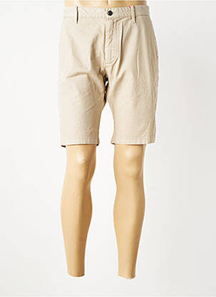 Bermuda taille à pinces taille normale beige S.OLIVER homme