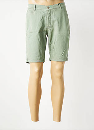 Bermuda multipoches taille normale vert DELAHAYE homme