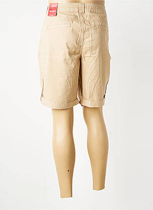 Bermuda tissage popeline taille normale beige S.OLIVER homme
