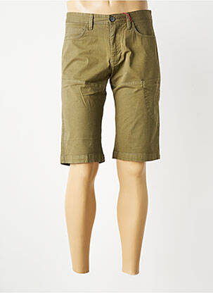 Bermuda tissage popeline taille normale vert S.OLIVER homme
