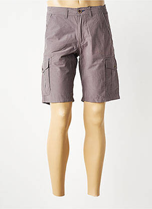Bermuda taille élastique taille normale marron PETER COFOX homme
