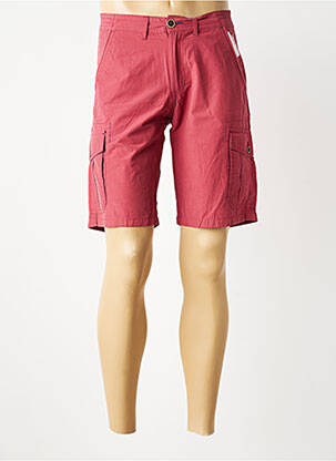 Bermuda taille élastique taille normale rouge PETER COFOX homme