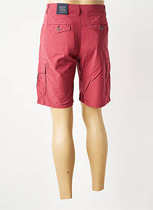 Bermuda taille élastique taille normale rouge PETER COFOX homme