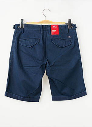 Bermuda multipoches taille normale bleu S.OLIVER homme