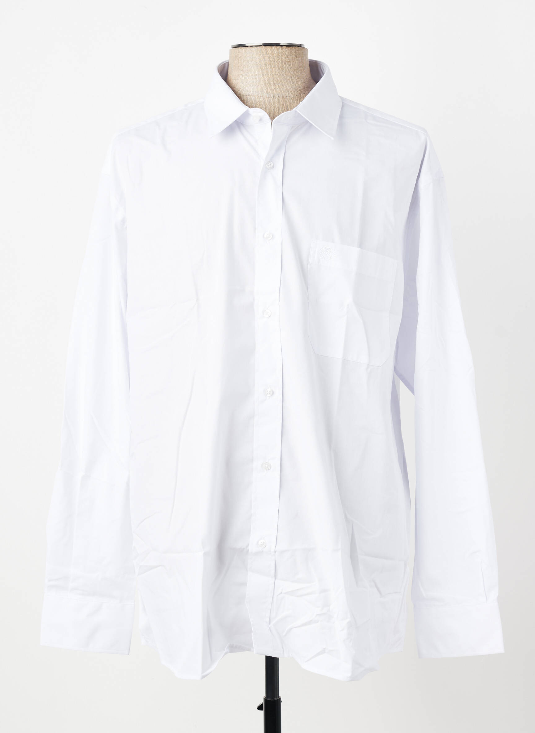 Chemise manches longues poches blanc ARMORIAL homme