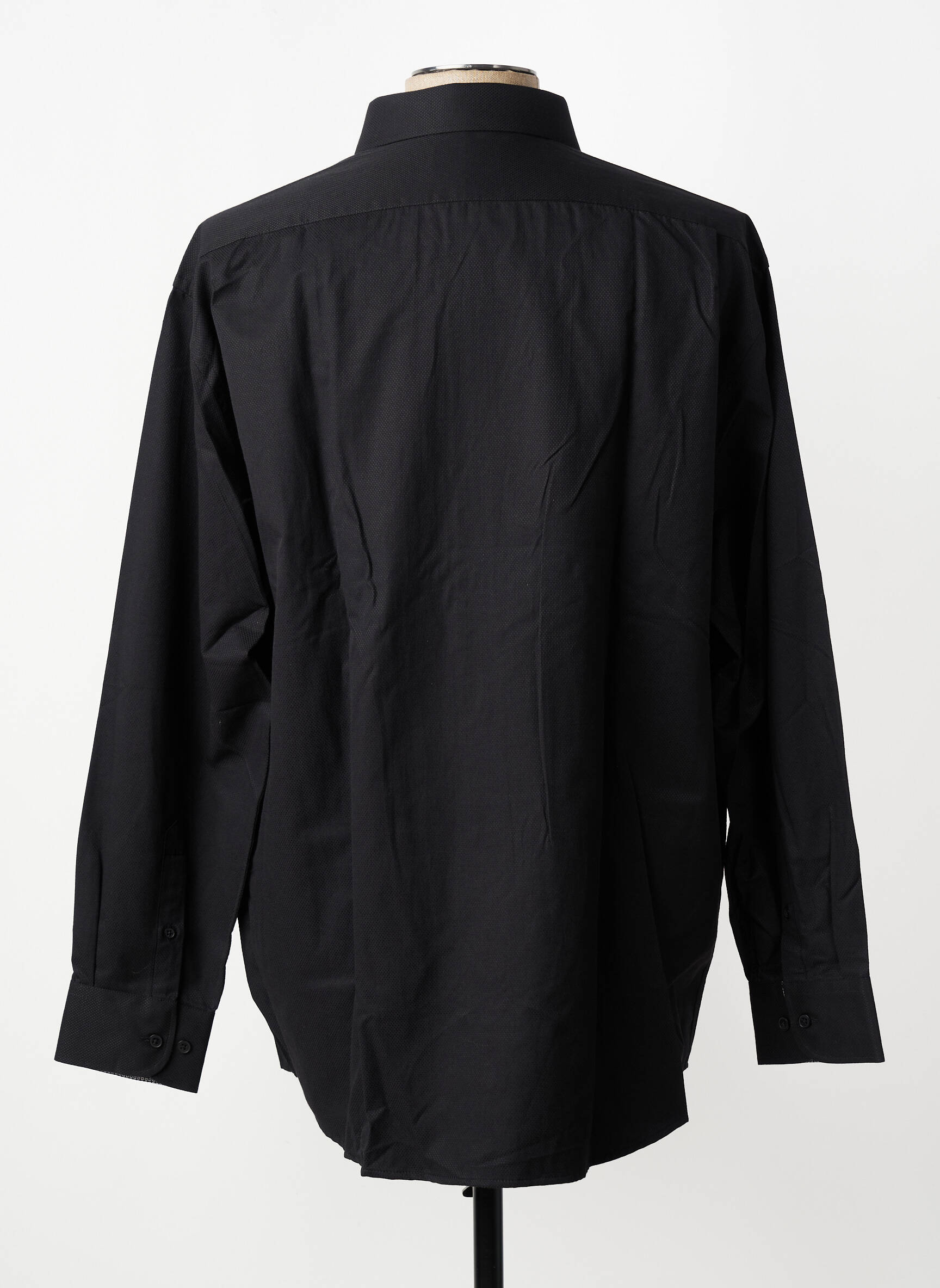 Chemise manches longues poches noir ARMORIAL homme