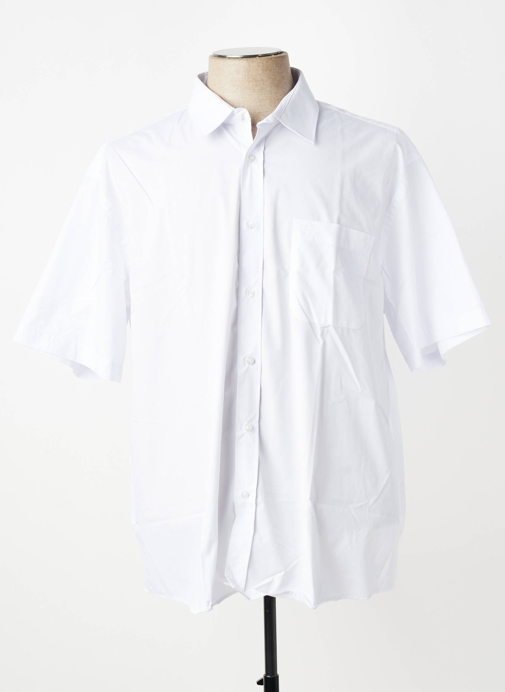 Chemise manches courtes poches blanc ARMORIAL homme