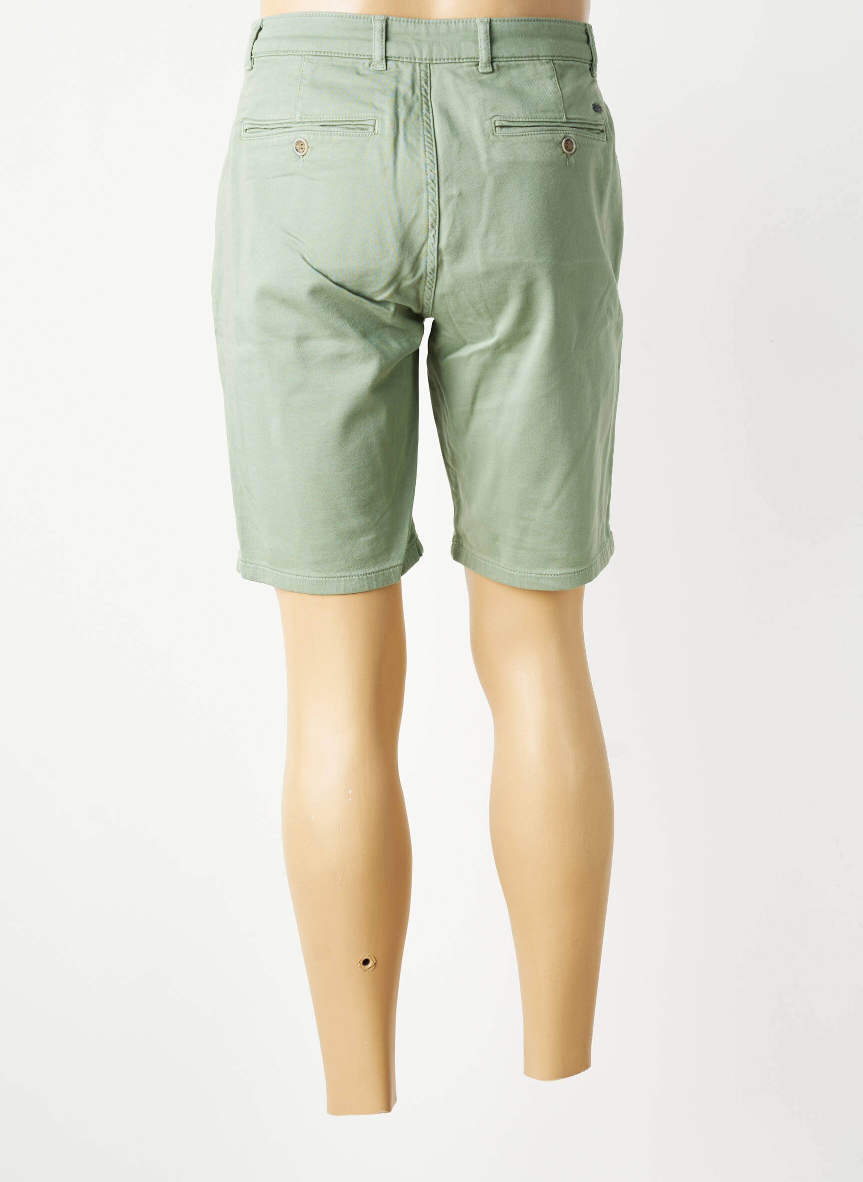 Bermuda multipoches taille normale vert DELAHAYE homme