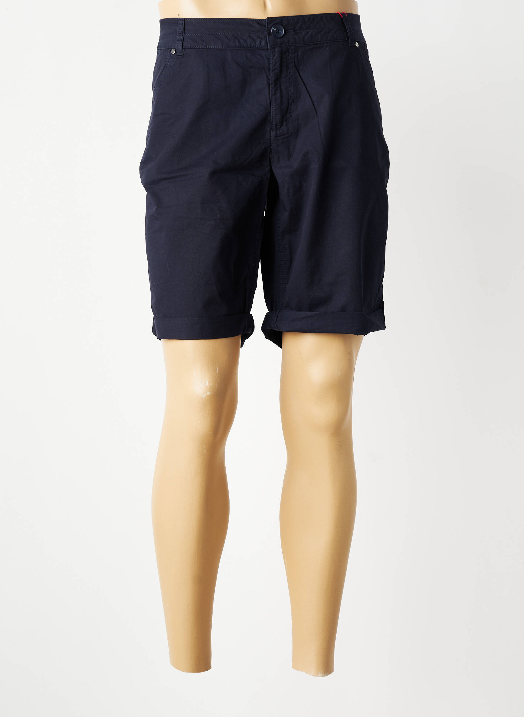 Bermuda tissage popeline taille normale bleu S.OLIVER homme