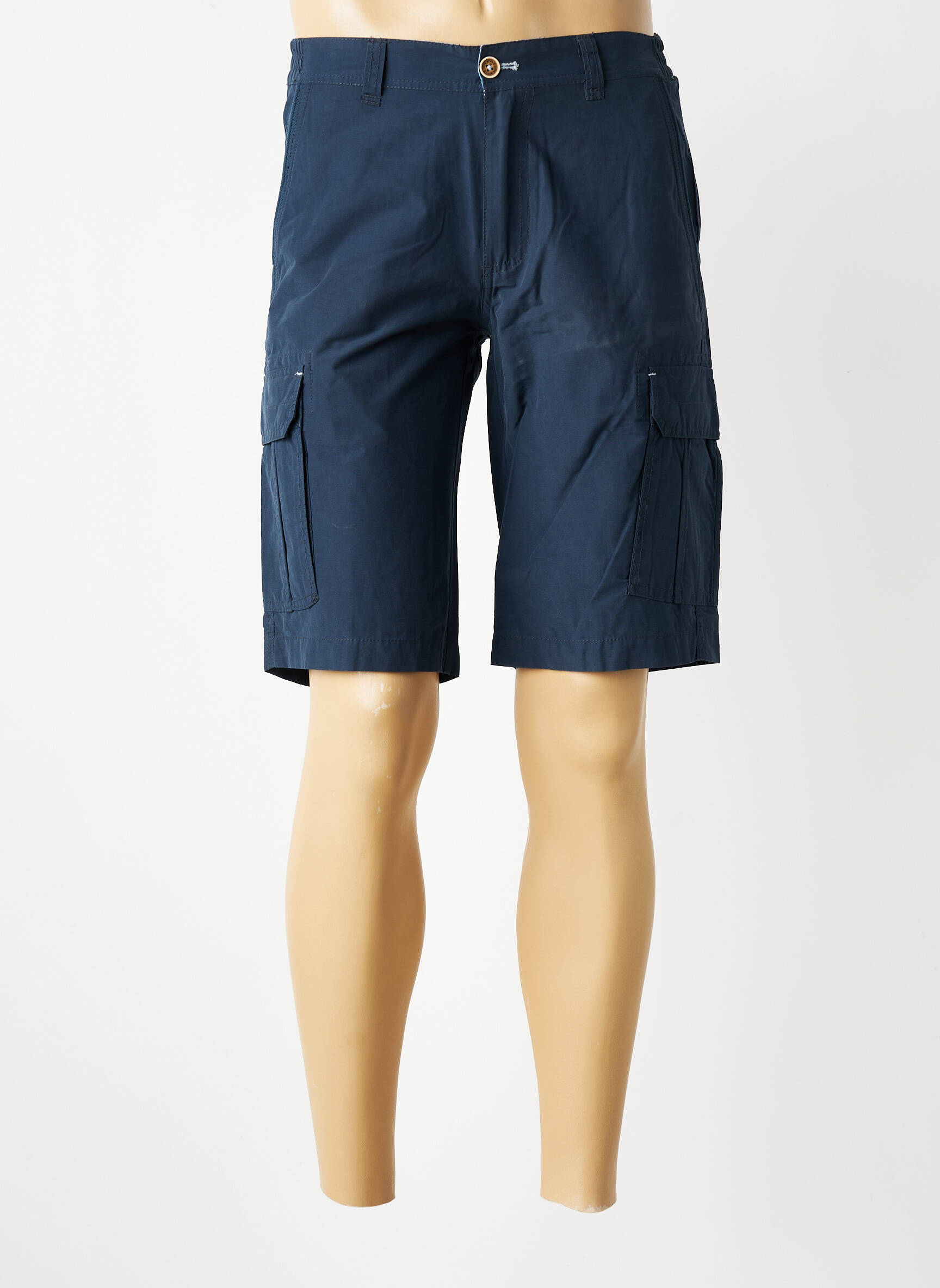 Bermuda taille élastique taille normale bleu PETER COFOX homme