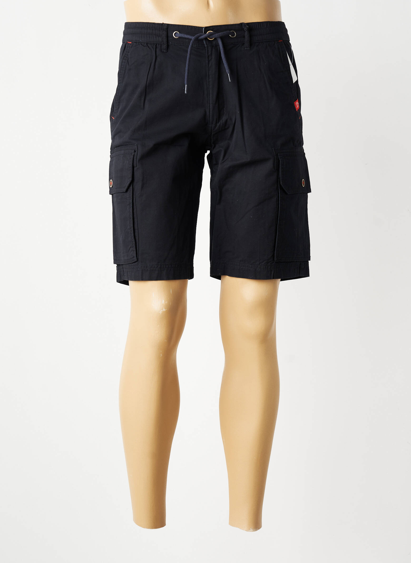 Bermuda taille élastique taille normale noir COFOX homme