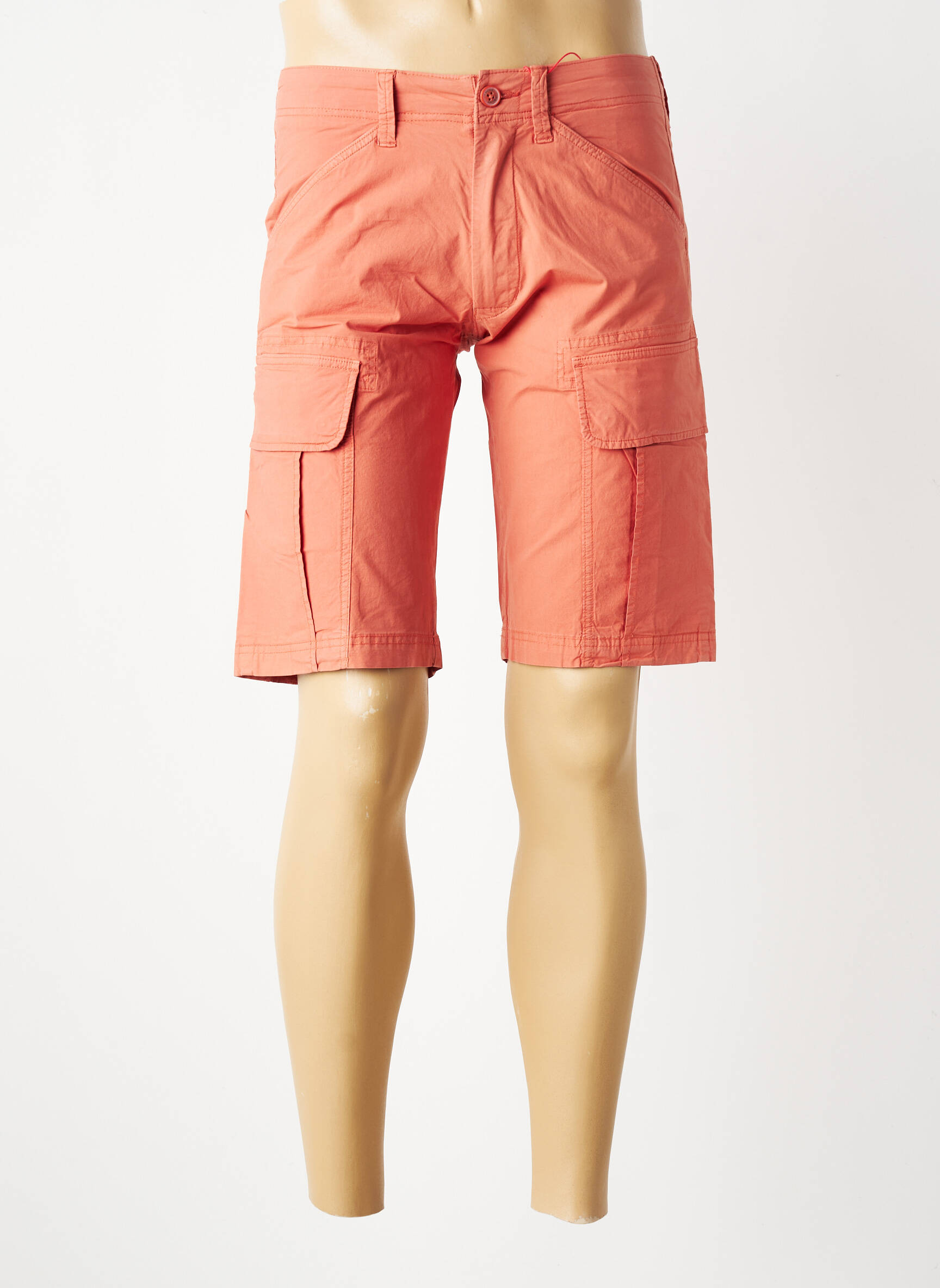 Bermuda multipoches taille normale orange S.OLIVER homme