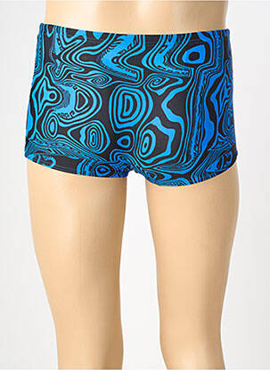 Slip de bain tissage popeline bleu KALAÏS homme