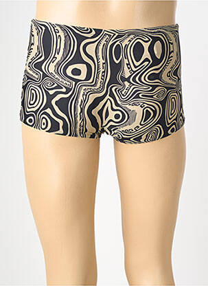 Slip de bain tissage popeline noir KALAÏS homme