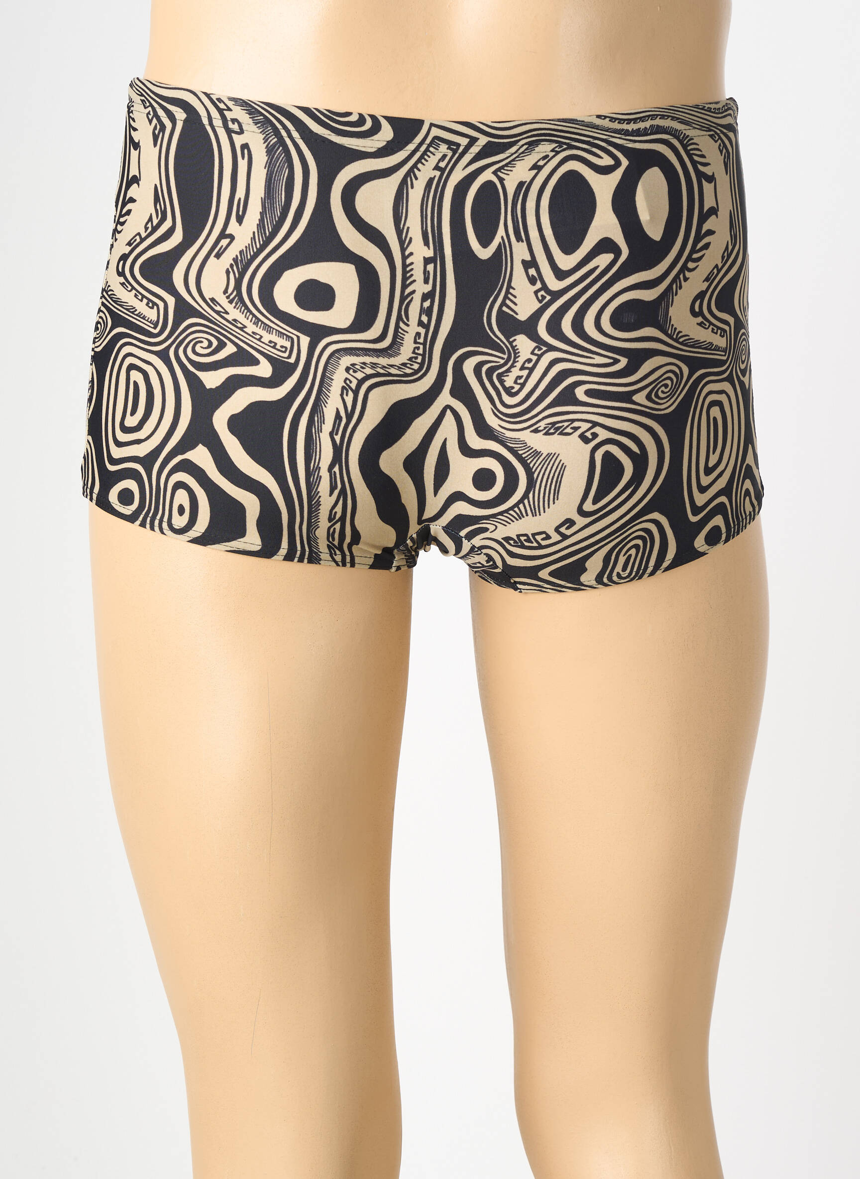 Slip de bain tissage popeline noir KALAÏS homme