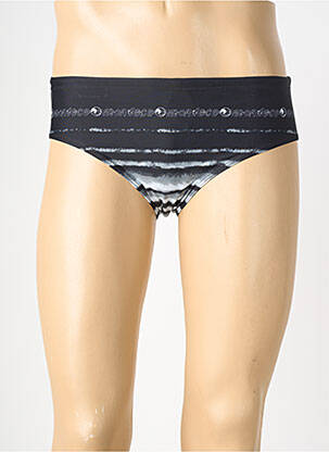 Slip de bain stretch noir KALAÏS homme