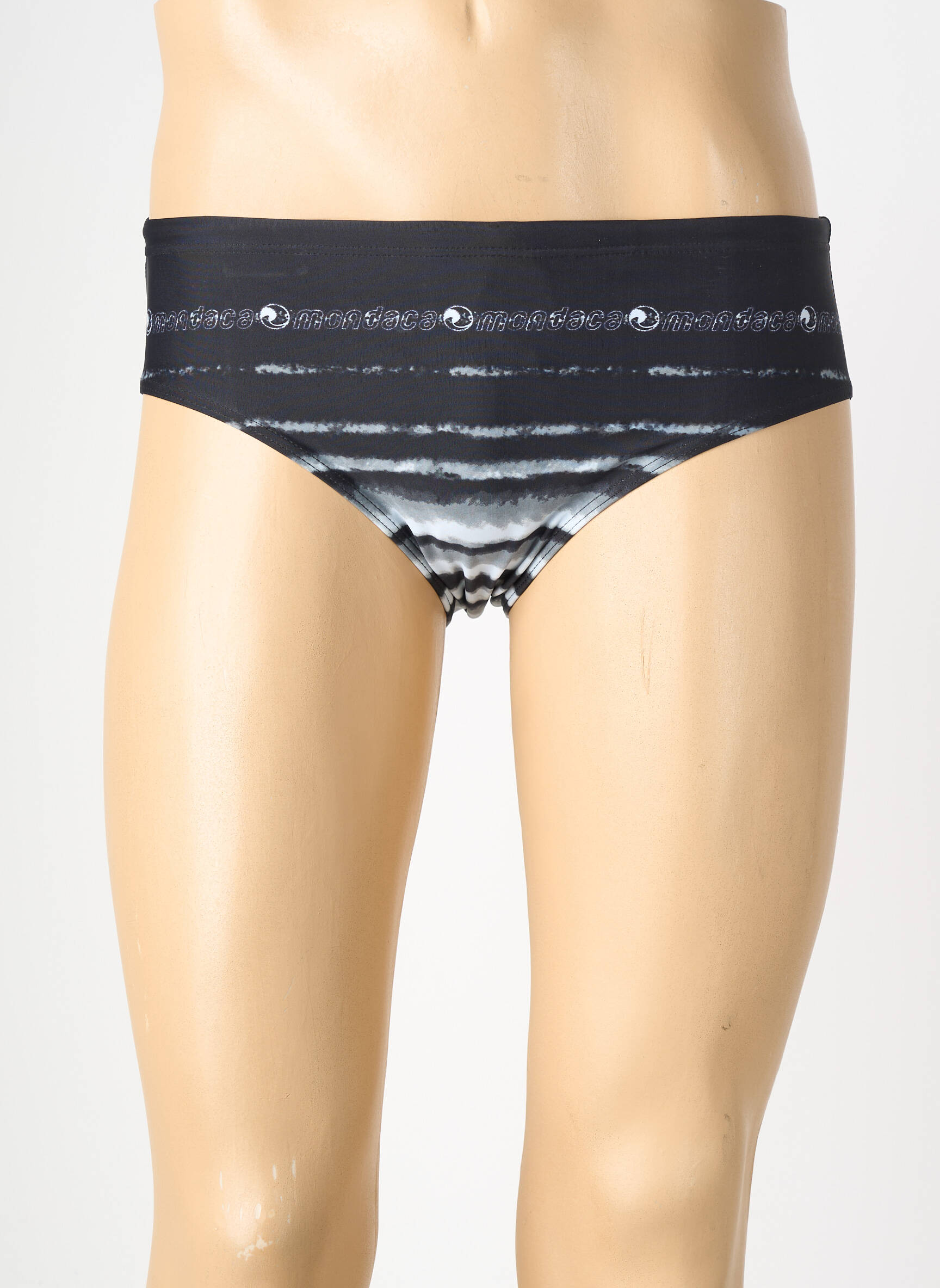 Slip de bain stretch noir KALAÏS homme
