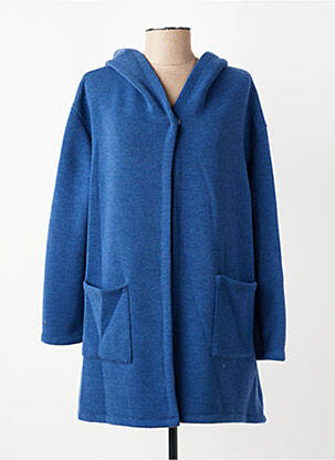 Gilet manches longues stretch bleu GEVANA femme