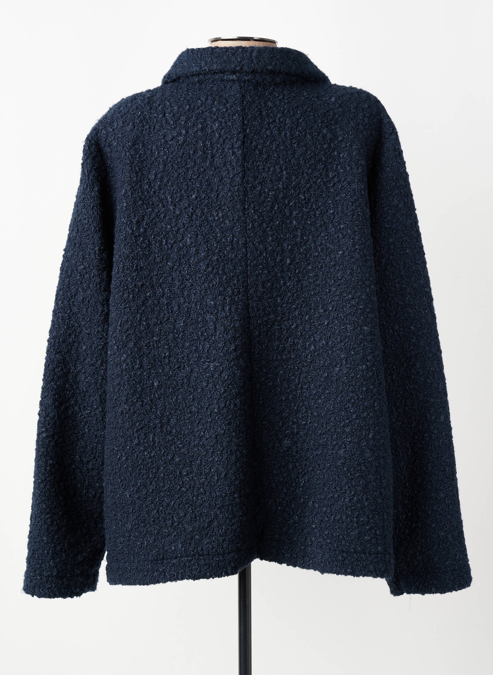 Veste casual coupe droite bleu GEVANA femme