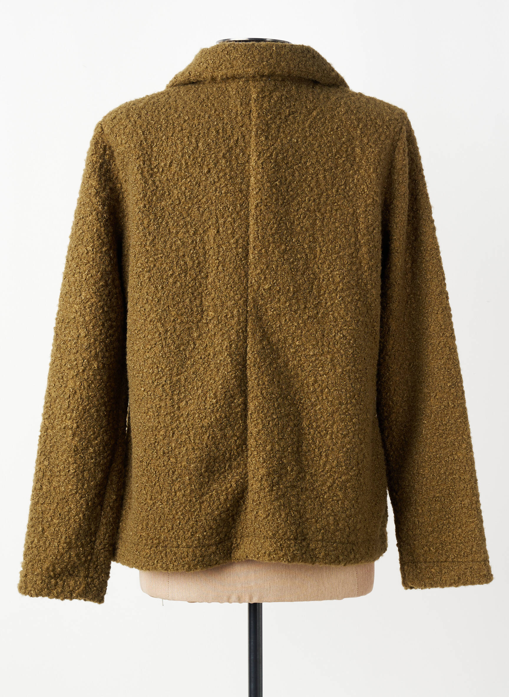 Veste casual coupe droite vert GEVANA femme