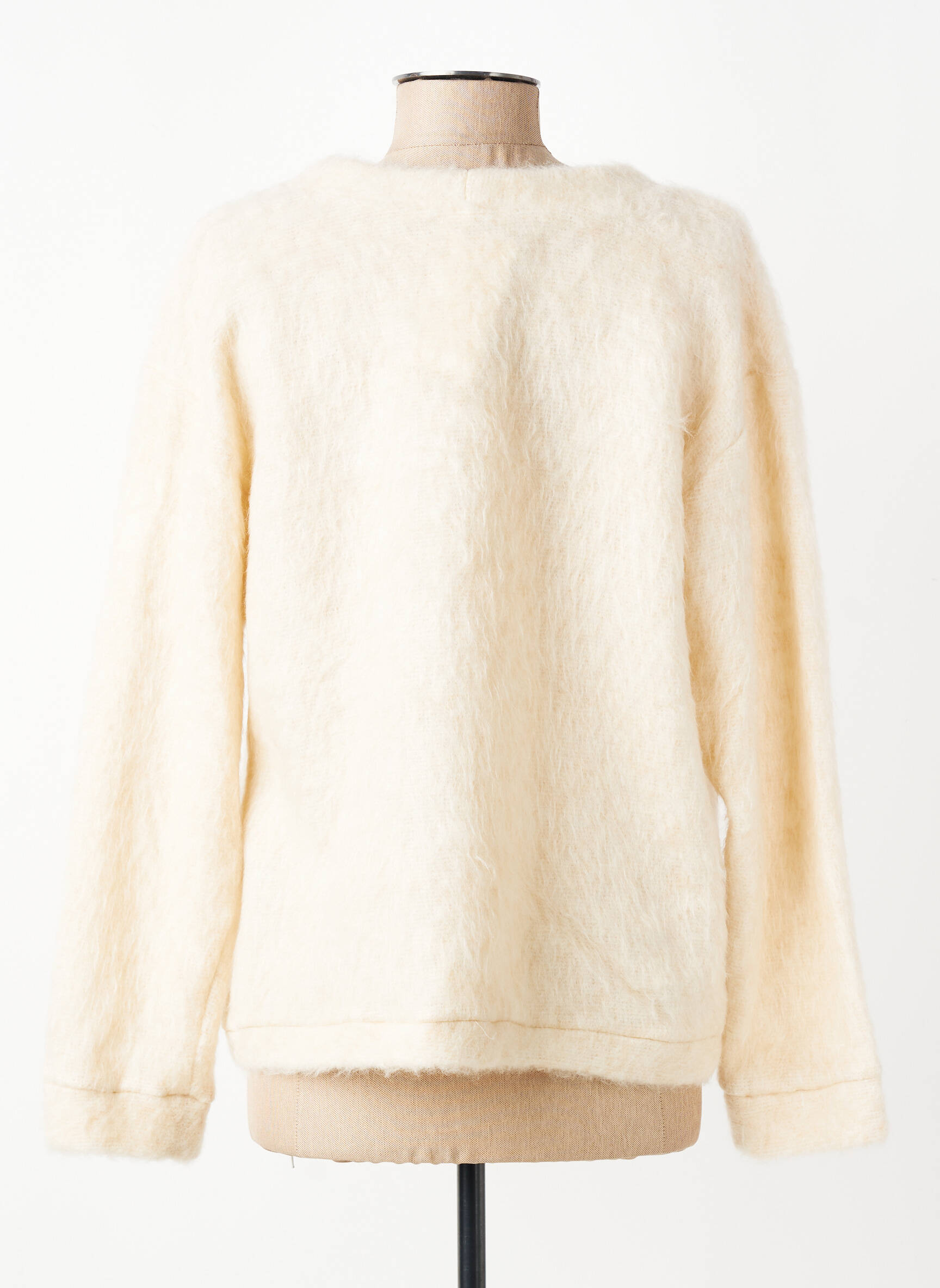 Gilet manches longues fermeture boutonnée sur le devant beige GEVANA femme