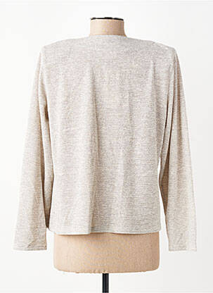 Veste casual coupe cintrée beige GEVANA femme