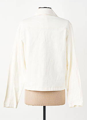 Veste casual poignets boutonnés avec fente beige DIVILUNE femme