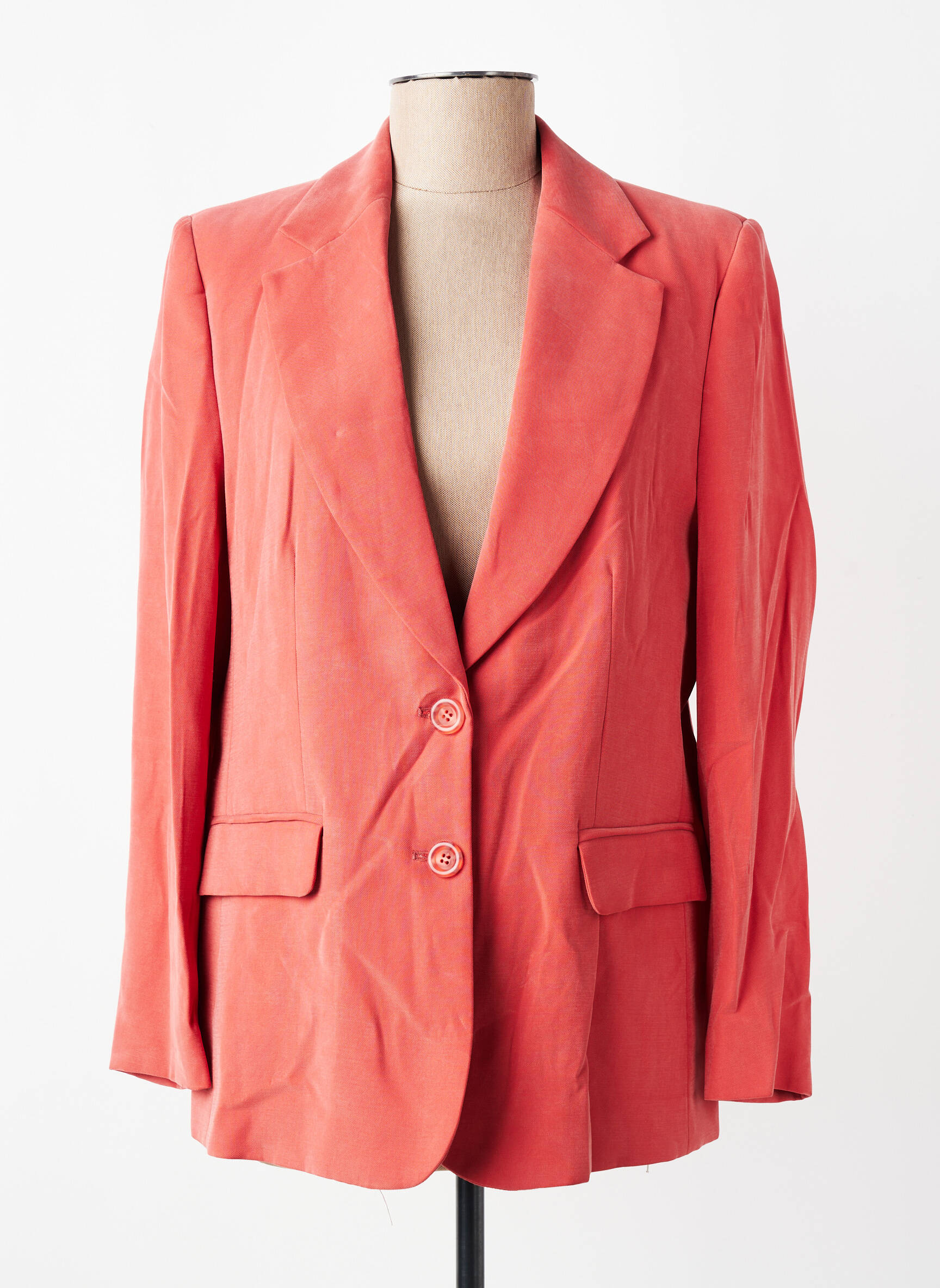 Blazer poches orange DIVILUNE femme
