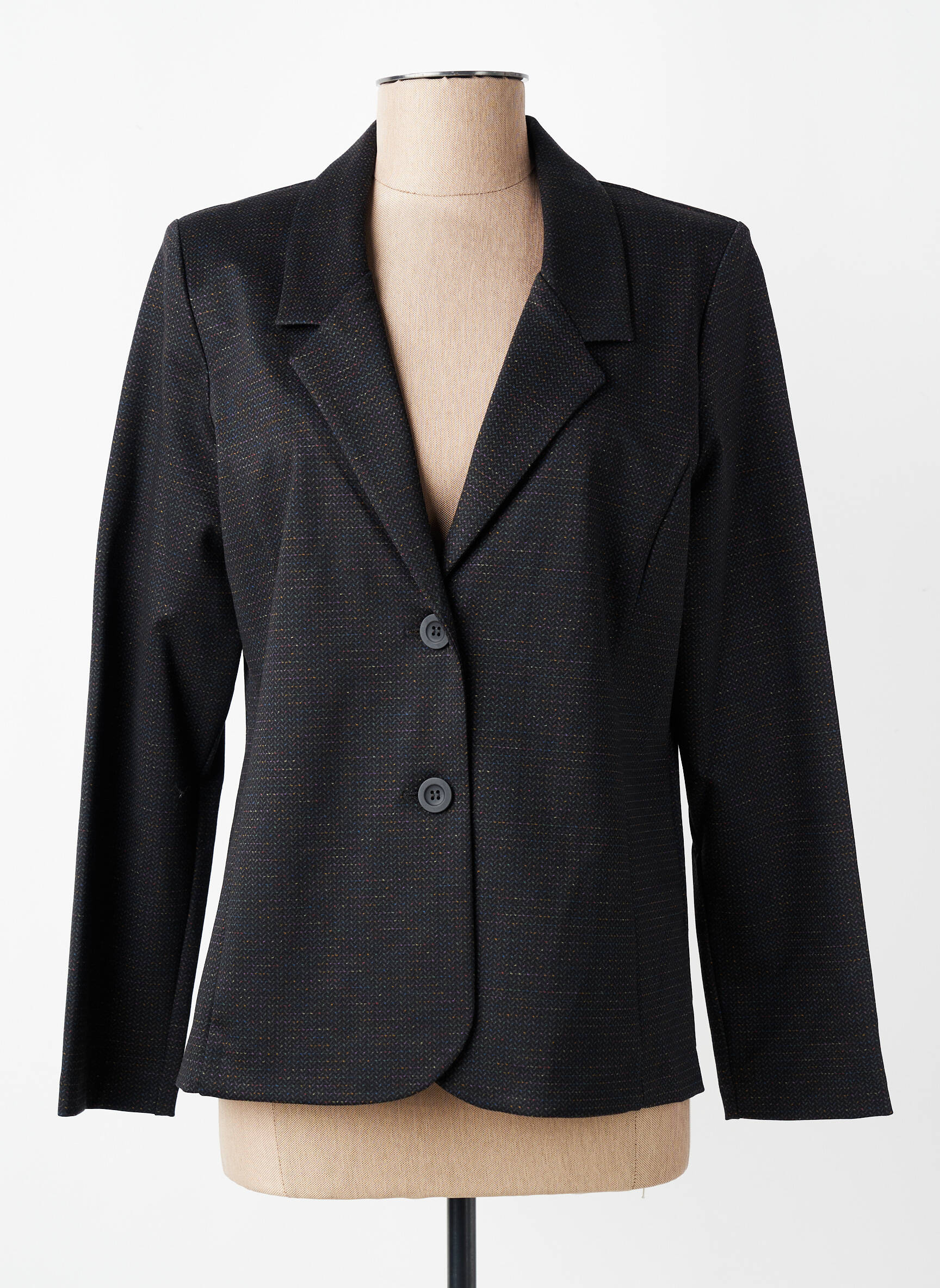 Blazer coupe cintrée noir GEVANA femme