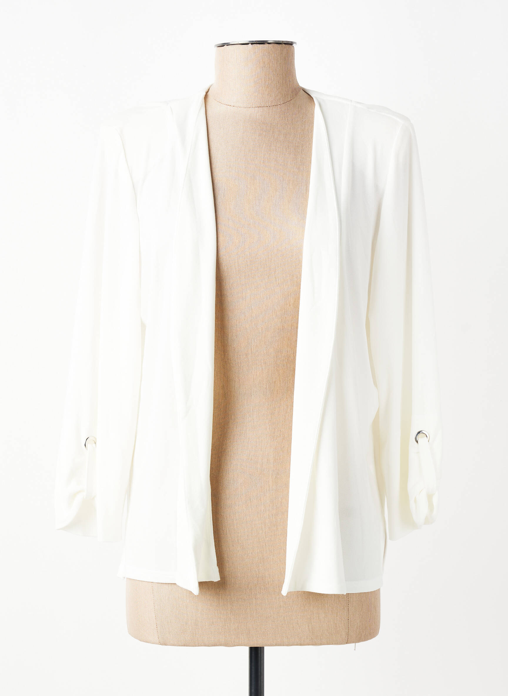 Gilet manches longues manches 3/4 beige GEVANA femme