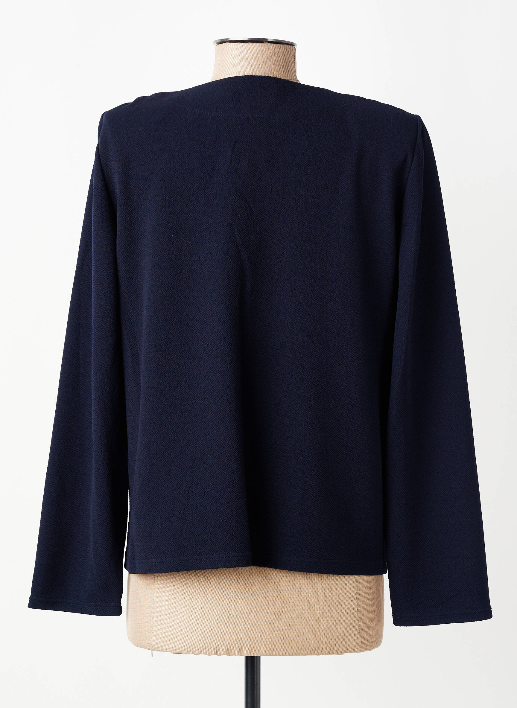 Veste casual manches longues bleu GEVANA femme