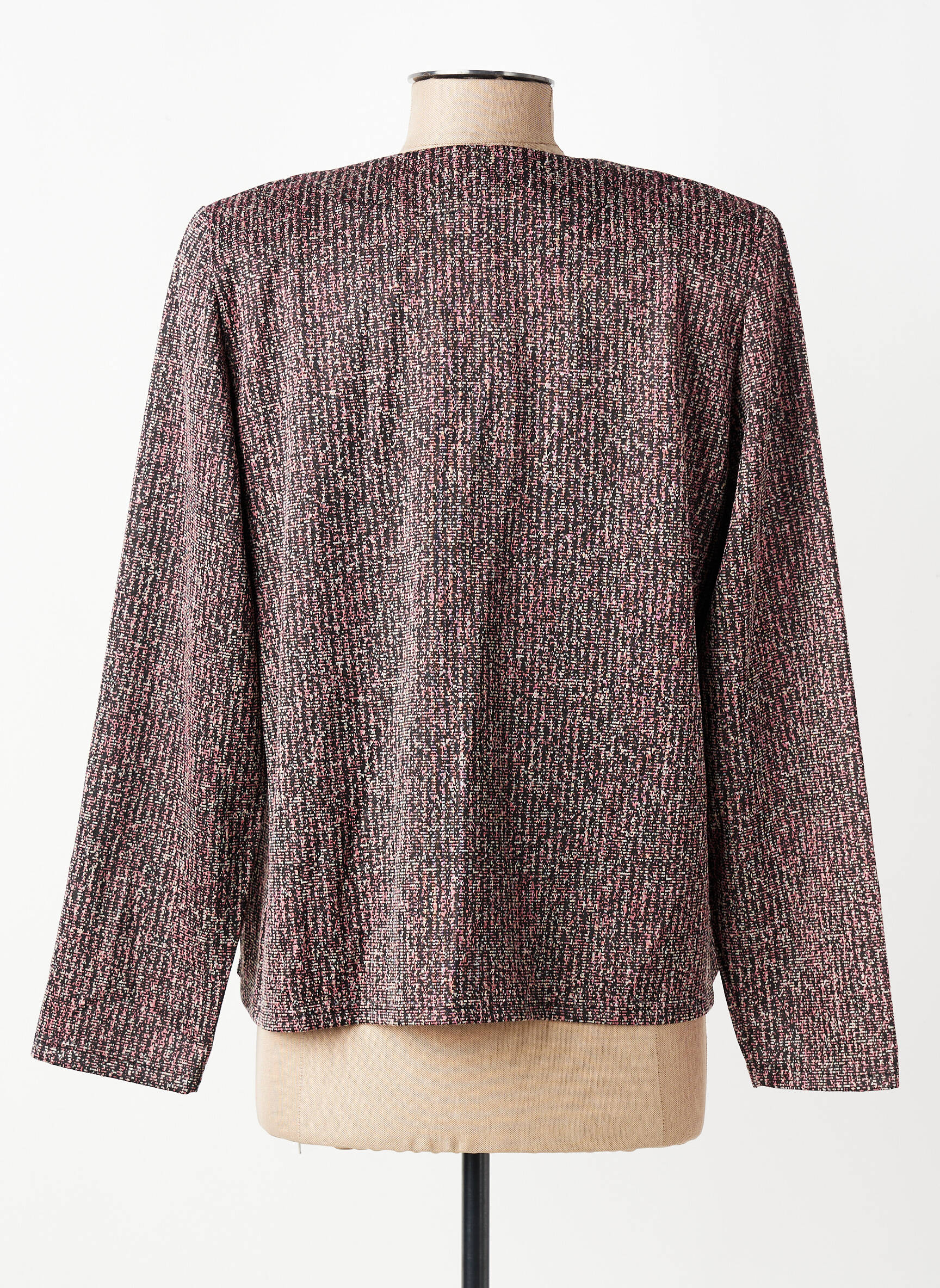 Veste casual coupe cintrée rose GEVANA femme