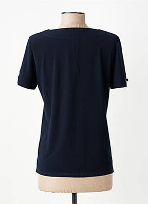 T-shirt stretch manches courtes bleu GEVANA femme