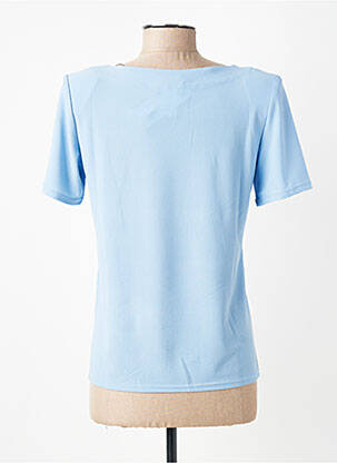 Top manches courtes manches courtes bleu GEVANA femme