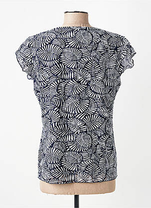 Top manches courtes manches courtes bleu GEVANA femme