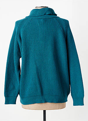 Pull stretch manches longues vert GEVANA femme