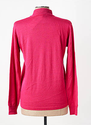 Pull resserrée sur le bas manches longues rose GEVANA femme