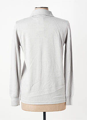 Pull coupe cintrée manches longues gris GEVANA femme