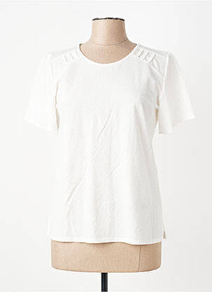 Top manches courtes manches courtes beige GEVANA femme