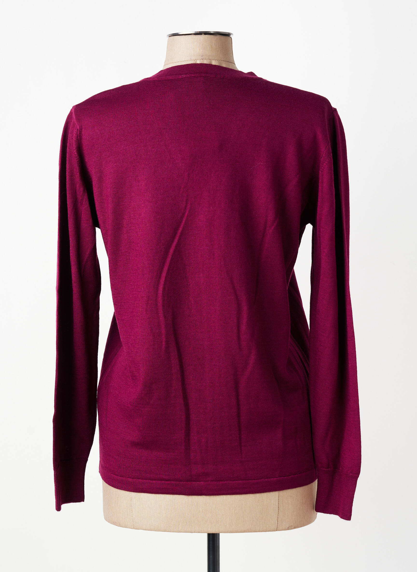 Gilet manches longues stretch rouge GEVANA femme