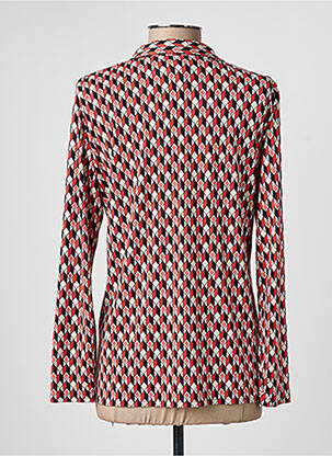 T-shirt imprimé fantaisie manches longues rouge GEVANA femme
