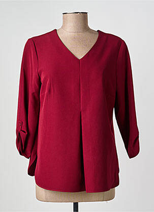 Top stretch manches 3/4 violet GEVANA femme