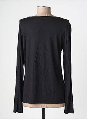 Top manches longues manches longues noir GEVANA femme