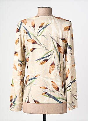 T-shirt manches longues manches longues beige GEVANA femme