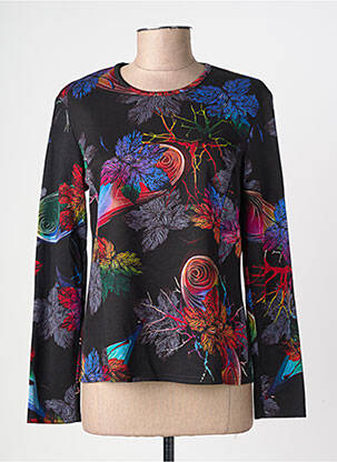 T-shirt manches longues manches longues noir GEVANA femme