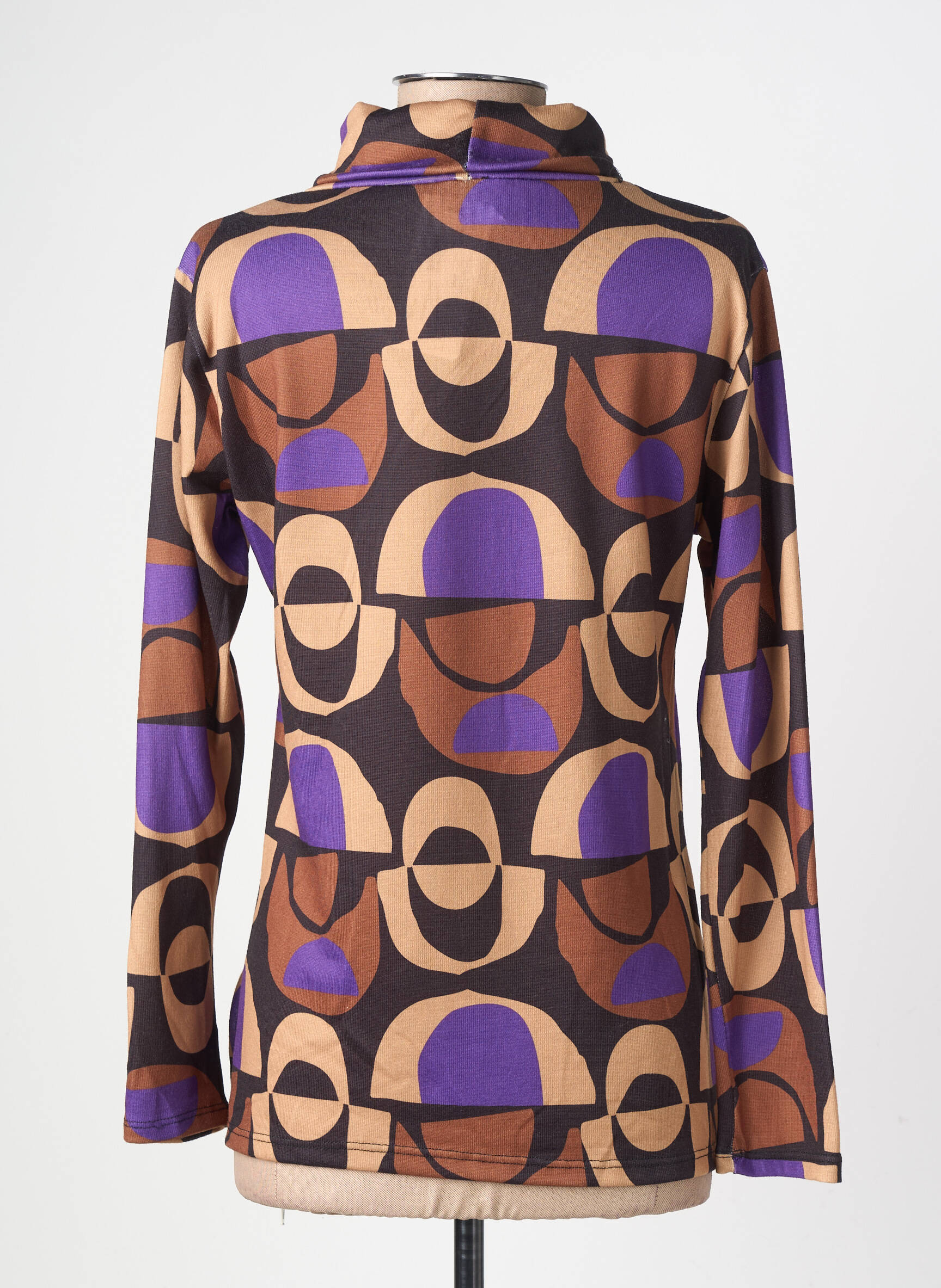 T-shirt manches longues manches longues violet GEVANA femme