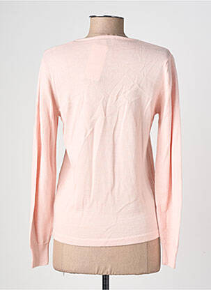 Pull coupe cintrée manches longues rose GEVANA femme