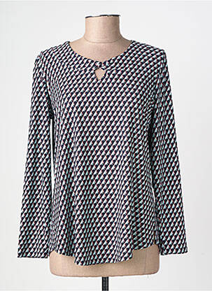 Top manches longues manches longues bleu GEVANA femme